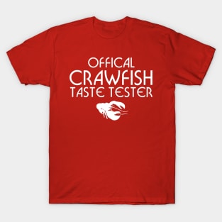 Official Crawfish Taste Tester New Orleans Mardi Gras T-Shirt